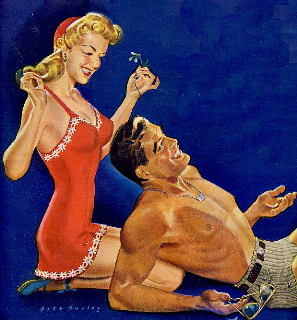 Something To Remember (Vintage Swimwear Ad) by Pete Hawley